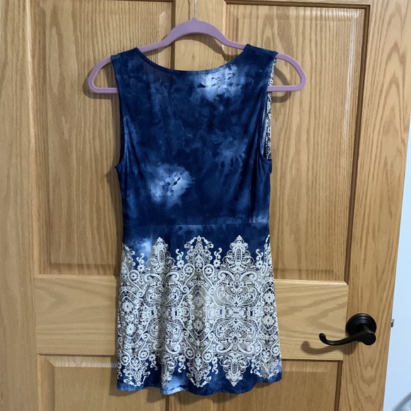 Boho top, tunic length - Picture 3 of 5